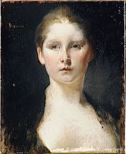 Tête de jeune femme